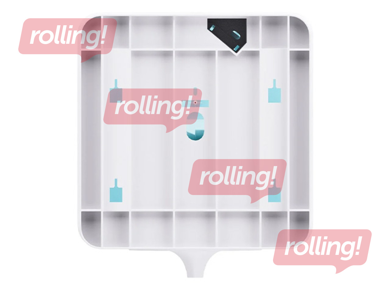 Paberirätiku rullhoidik Satino Centrefeed Plus, valge