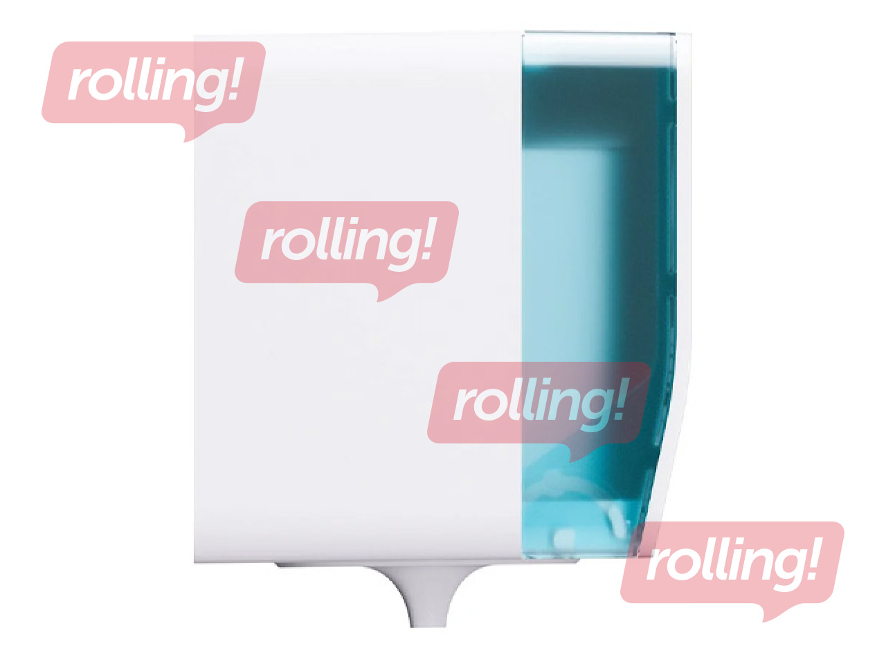 Papīra dvieļu ruļļos turētājs Satino Centrefeed Plus, balts