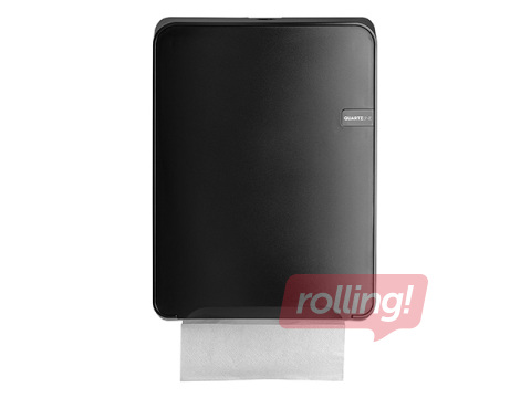 Paberrätikuhoidik QuartzLine Multifold, H2, plastist, must