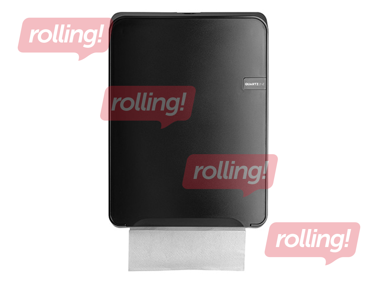 Paberrätikuhoidik QuartzLine Multifold, H2, plastist, must