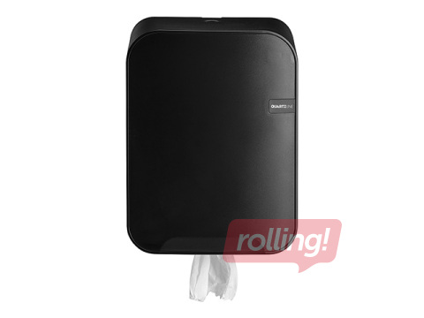 Paberrätikuhoidik QuartzLine Midi, plastist, must