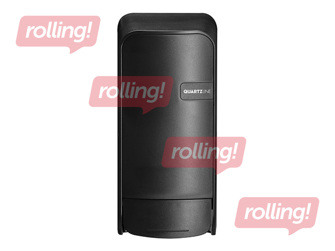 Liquid Soap and Disinfectant Dispenser QuartzLine, plastic, black, 1l