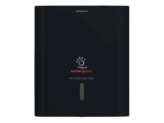 Диспенсер для бумажных полотенец Papernet, Defend Tech, пластиковый, антибактериальный, чёрный