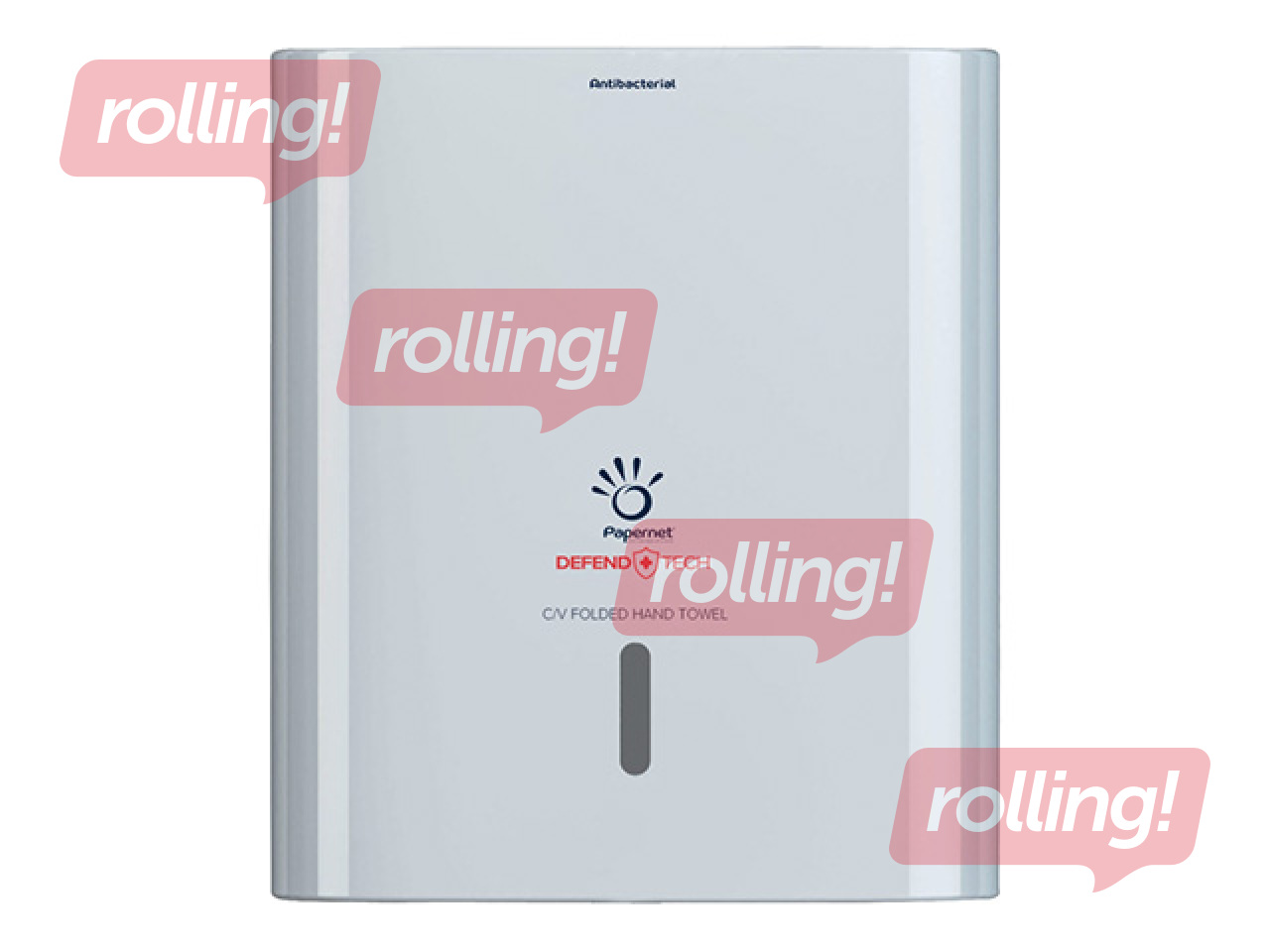 Paberirätikute lehtede hoidik Papernet, Defend Tech, plastist, antibakteriaalne, valge