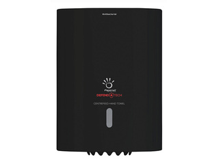 Paper towel roll dispenser Papernet, Defend Tech, centerfeed, plastic, black