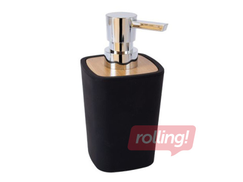 Soap dispenser Davie, black, 350ml