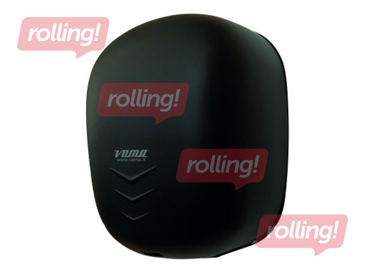 Elektriline kätekuivati Vama, Steam Dry UV, 1100W, matt, must