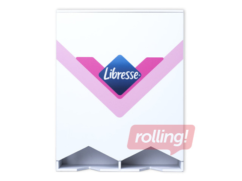 Higiēnas preču turētājs, Libresse, balts