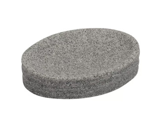 Soap dish Granite, grey