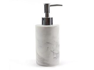 Soap dispenser Duschy Marble, light grey