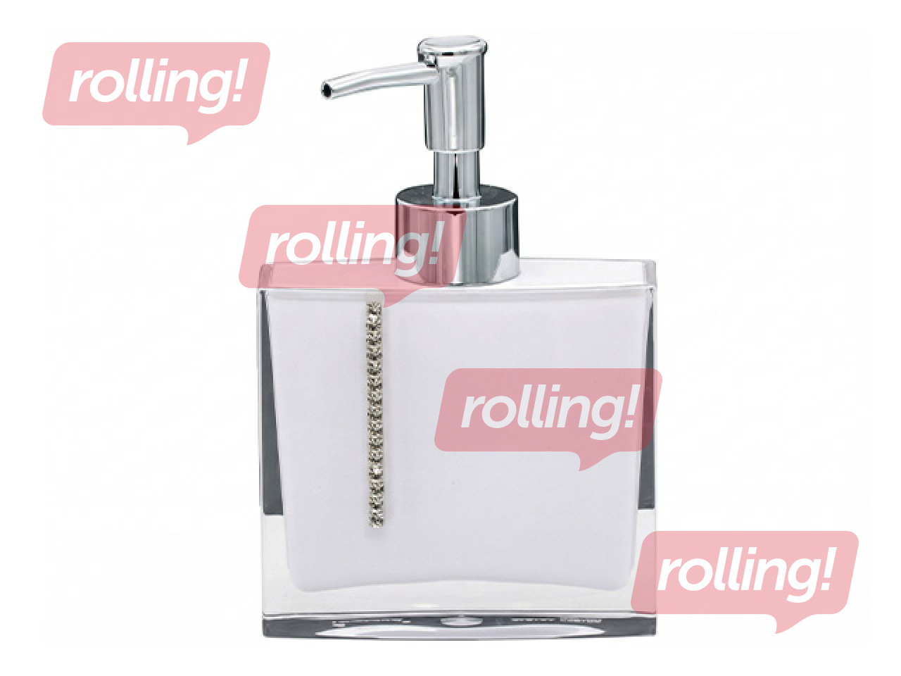 Ziepju dozators Ridder Classy, akrila, balts