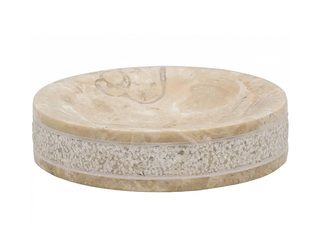 Soap dish Ridder Posh, beige, marble
