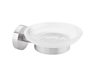 Soap dish Tesa Moon, wall-mounted, stainless steel