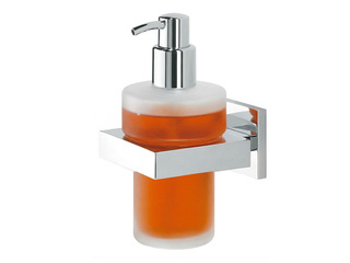 Soap dispenser Items, wall-mounted, chrome, glass