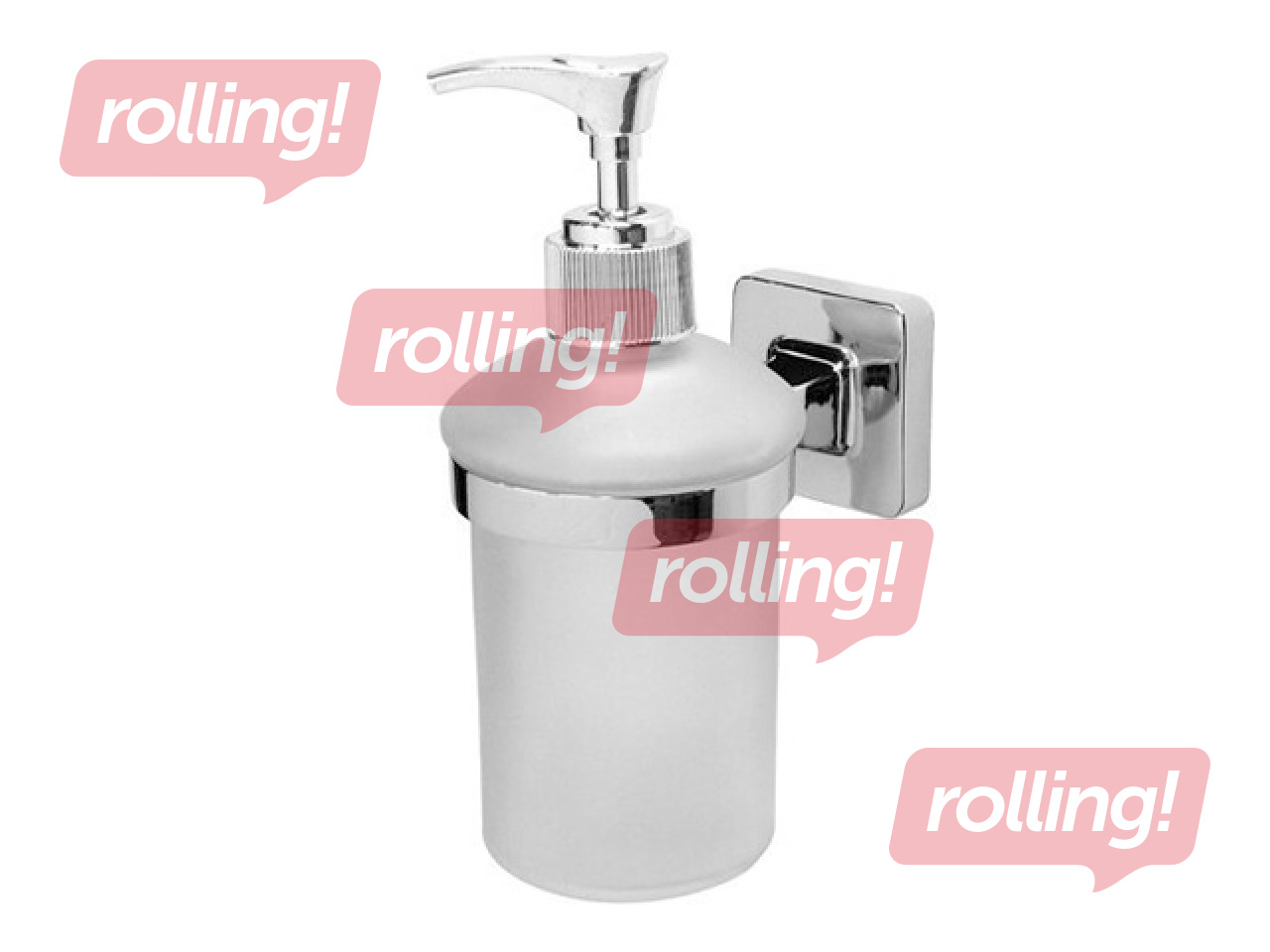 Дозатор для мыла Kalcyt, настенный, хромированный