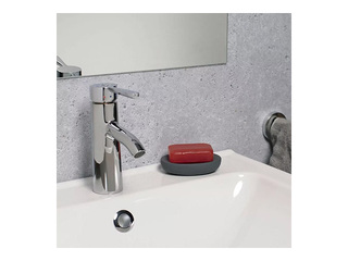 Soap dish Tatay Soft, ceramic, gray