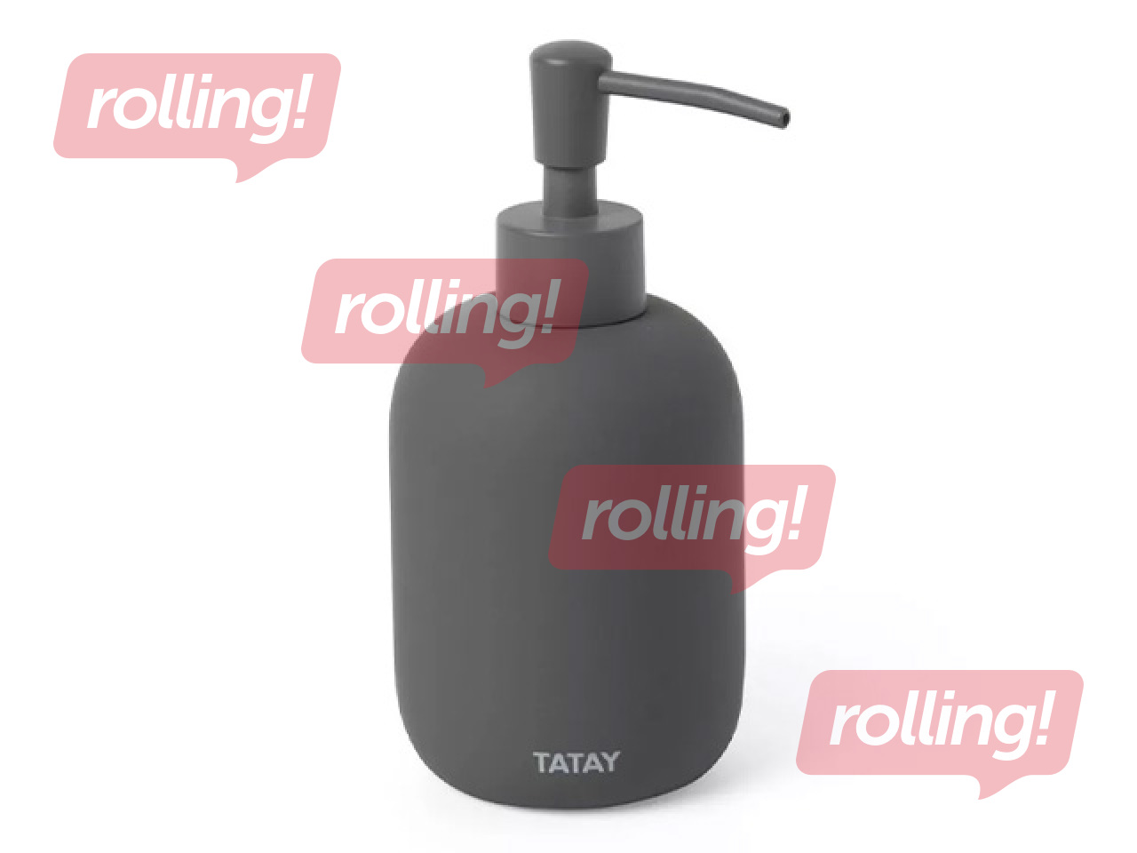 Ziepju dozators Tatay Soft, keramika, pelēks