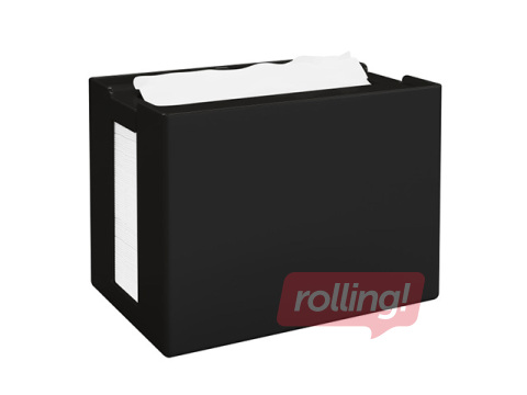 Salvešu turētājs Papernet, plastmasa, melns