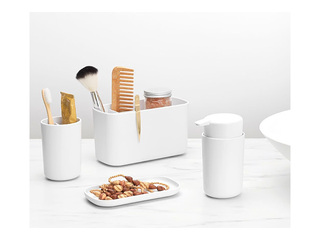 Bathroom accessory set Brabantia, plastic, white, 3 pcs.
