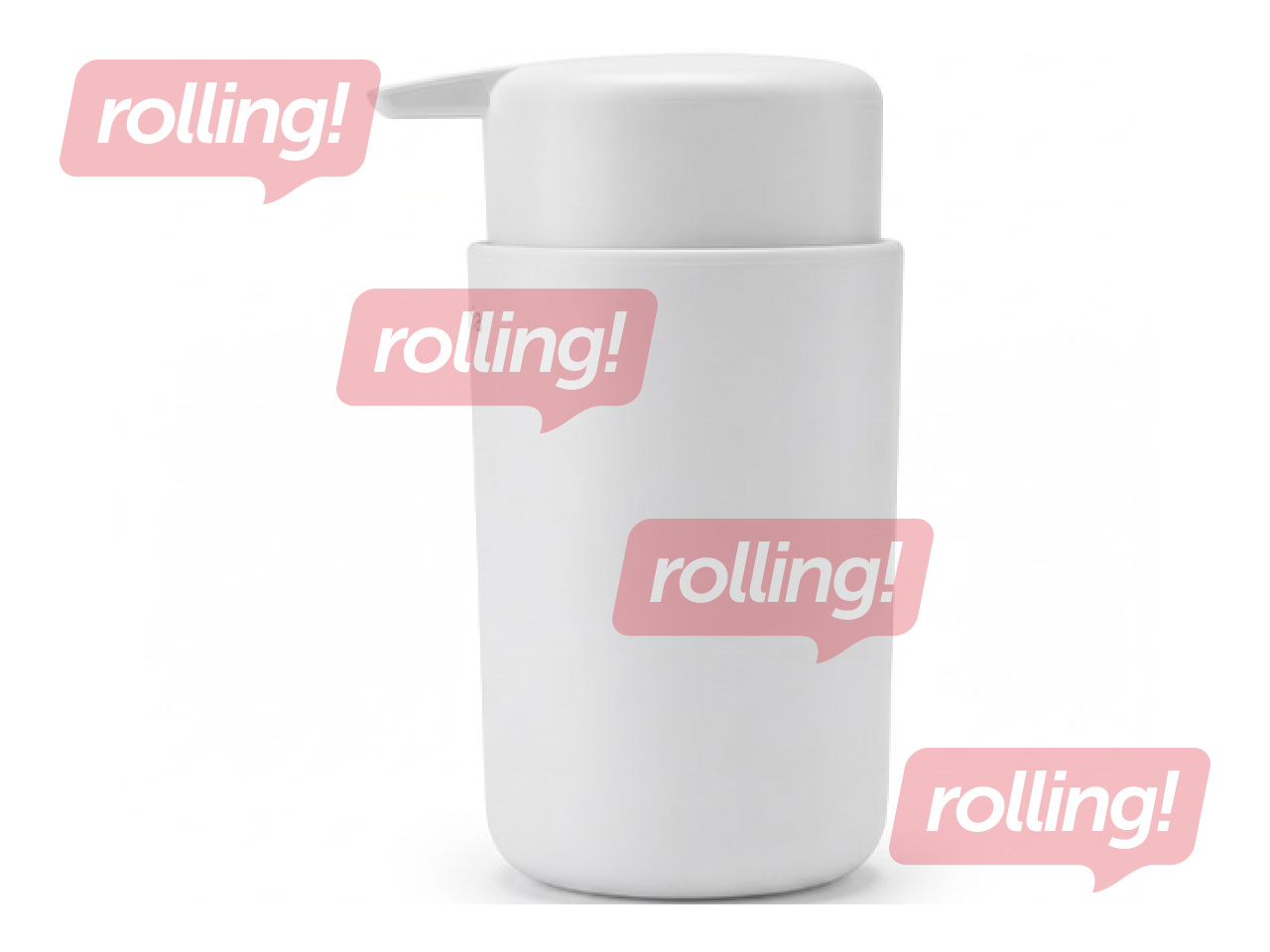 Seebidispenser Brabantia, plastik, valge, 250ml