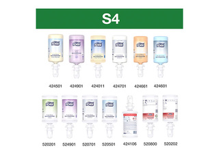 Seebi- ja desinfitseerimisvahendi hoidja Tork S4, plastist, must