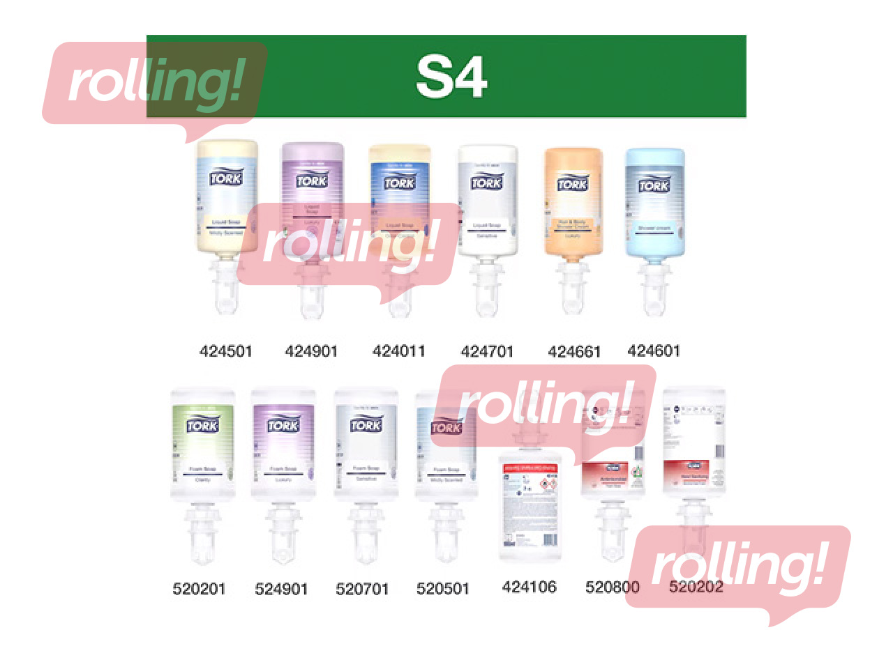 Seebi- ja desinfitseerimisvahendi hoidja Tork S4, plastist, must