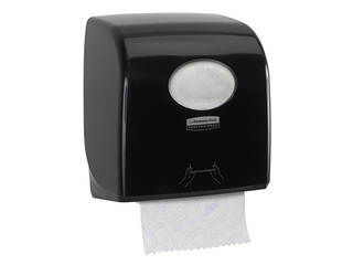 Paberrätikurulli hoidja Kimberly-Clark, Aquarius Slimroll, plastist, must