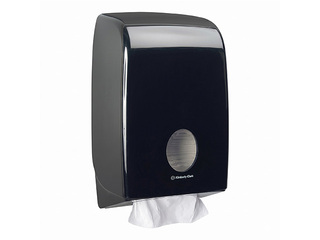 Paper towel sheet dispenser Kimberly-Clark, Aquarius, plastic, black