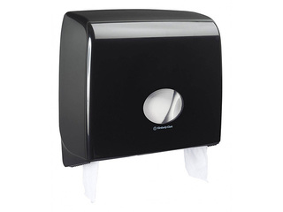 Держатель для туалетной бумаги Kimberly-Clark Aquarius, Jumbo Non-Stop, пластиковый, чёрный