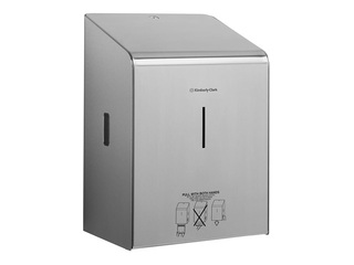 Paper towel roll dispenser Kimberly-Clark, stainless steel