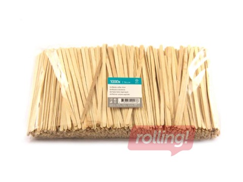 Stirring sticks, 14 cm, wooden, 1000 pcs.