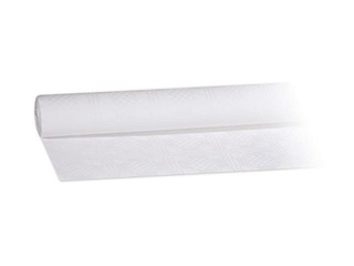 Paper tablecloth in roll, 1.2 x 10 m, white