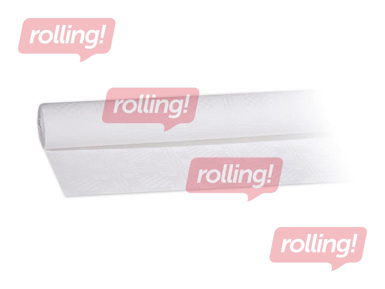 Paper tablecloth in roll, 1.2 x 10 m, white