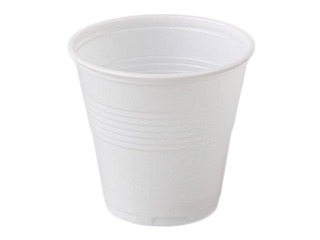 Plastik joogitops, valge, 80ml, 100 tk.