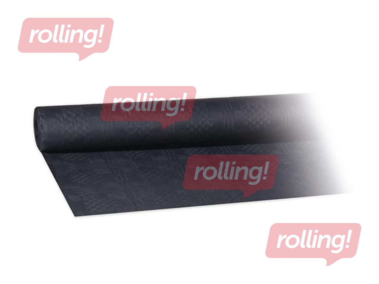 Paper tablecloth in roll, 1.2 x 8 m, black