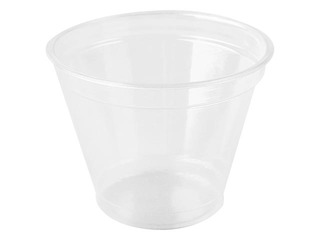 Plastikust topsid, läbipaistev, ø95mm, 200 / 280 ml, PET, 50 tk