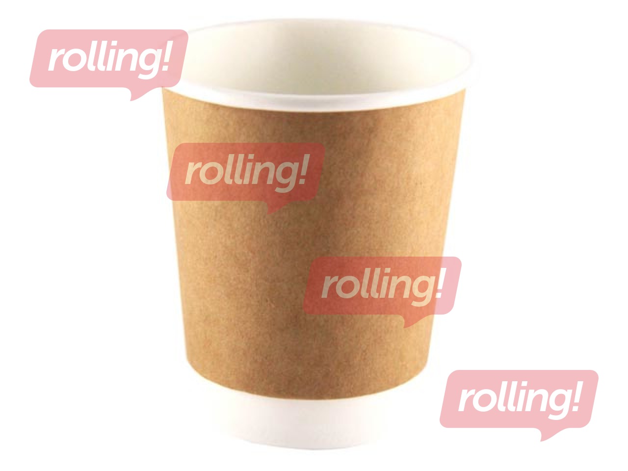 Topeltseinaga kuumade jookide tassid, ø80 mm, 200-250ml, 25 tk.