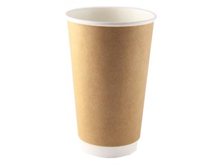 Cups for hot drinks with double wall, ø90mm, 450ml, 25 pcs.