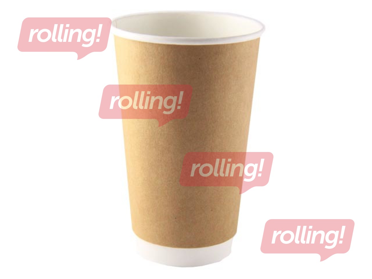 Cups for hot drinks with double wall, ø90mm, 450ml, 25 pcs.