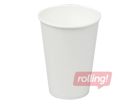 Glāzes papīra, baltas, ø70mm, 180ml, 100 gab