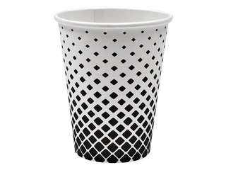 Glāzes papīra ar apdruku, ,ø80mm, 250ml, 50 gab.