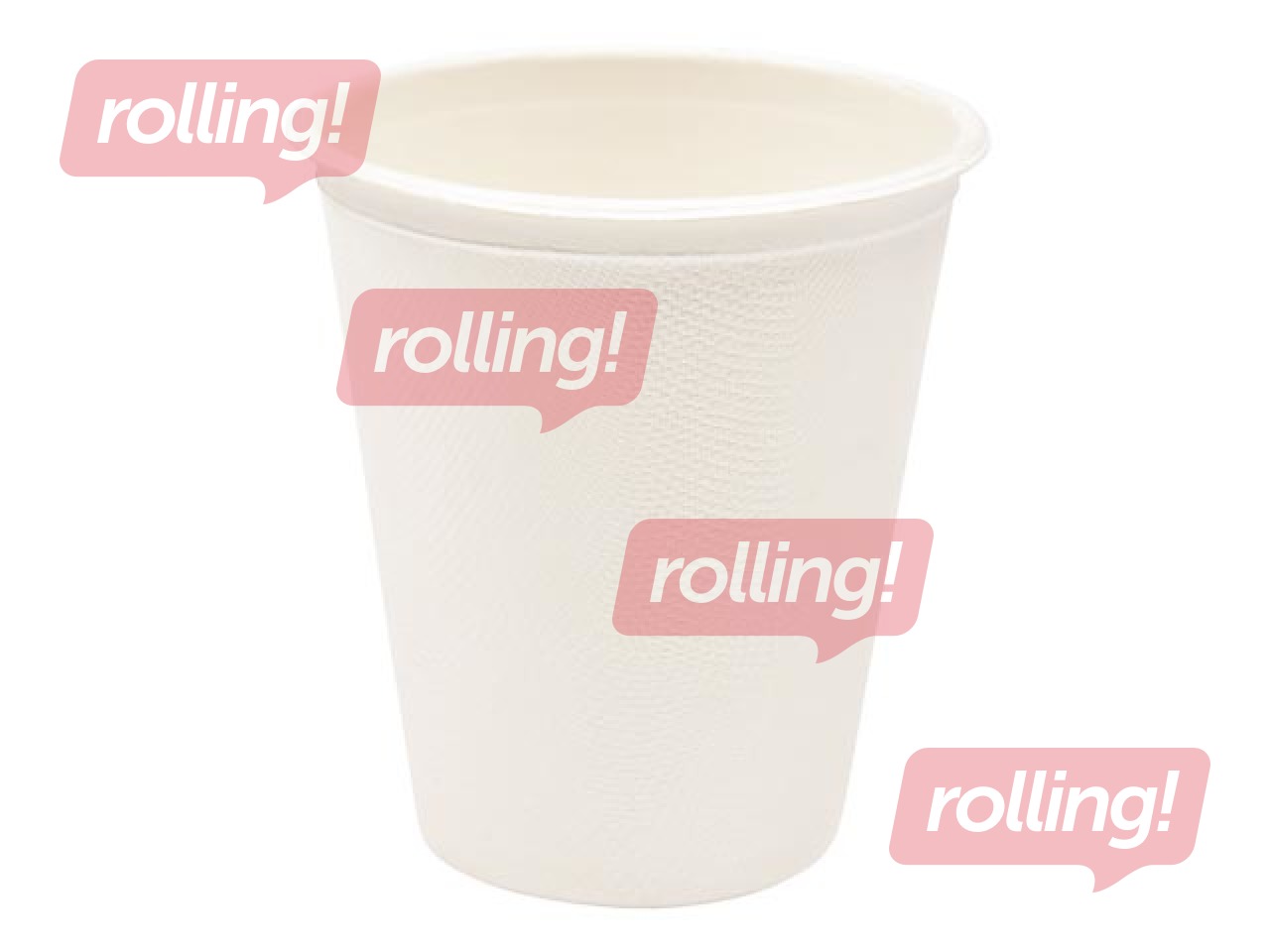 Drinking cup 100% biodegradable/compostable, 250ml, 50 pcs.