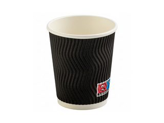 Glāzes papīra ar dubulto sienu, ø80mm, 250ml, 25 gab.