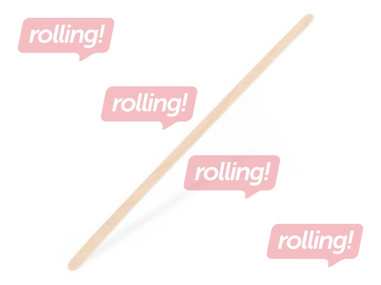 Stirring sticks, 17.8 cm, wooden, 1000 pcs.