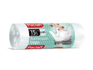 Prügikotid lõhnastatud, 15 L, 8 mic, 40 tk, valge