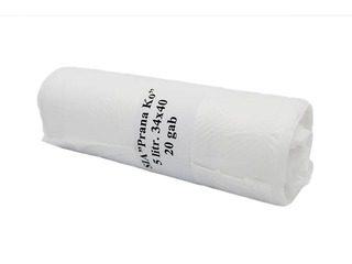 Garbage bags  HDPE, 5 l, 34x40 cm, 20 pcs., white