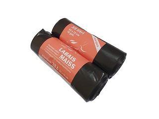Garbage bags Labais Maiss, 35l, 33 microns, 10 pcs., black