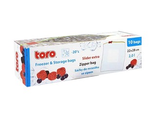 Kotid toodete külmutamiseks, Slider ZIP, 2l, 10 tk