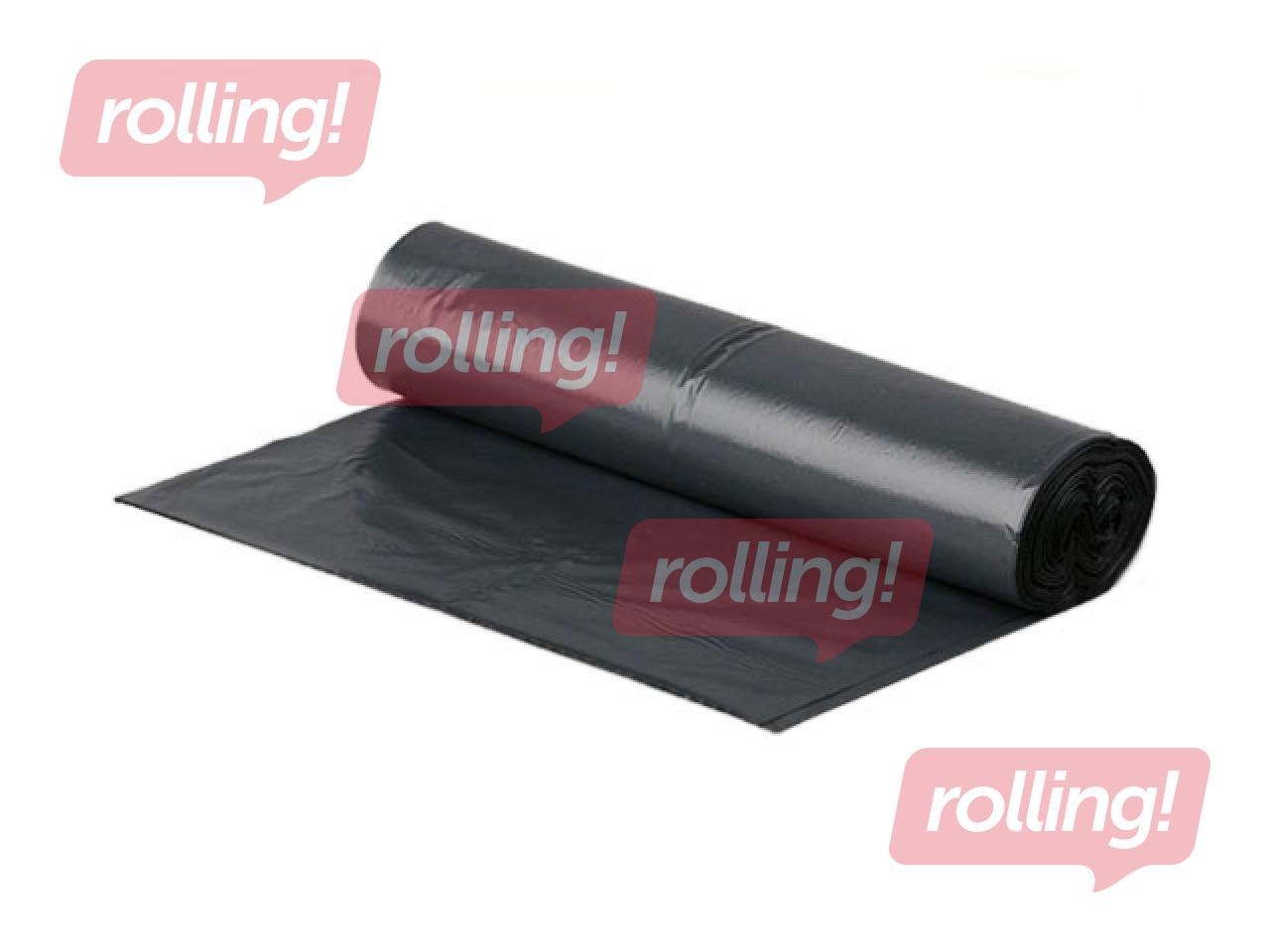 Prügikotid 40 l, LDPE, 60 x 75 cm, 30 mikronit, 25 tk., must