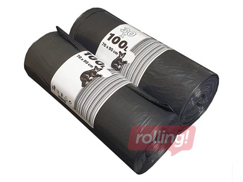 Garbage bags Labais Maiss, Basic, 100l, 30 pcs, black